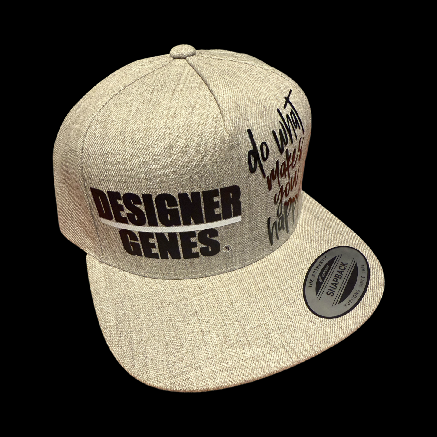Do What Makes You Happy Designer Genes Snapback Cap