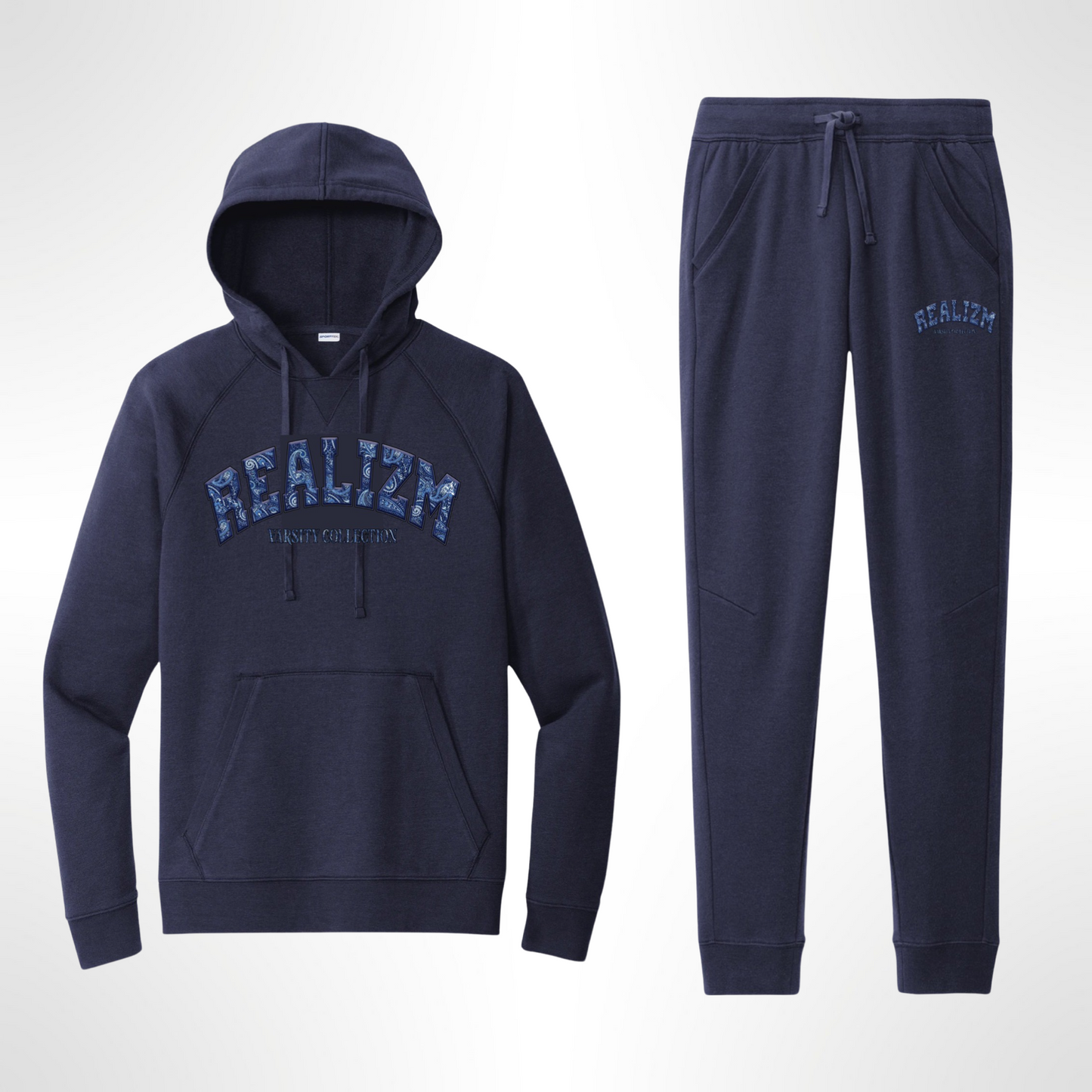 REALIZM Varsity Collection Hoodie and Sweats Set