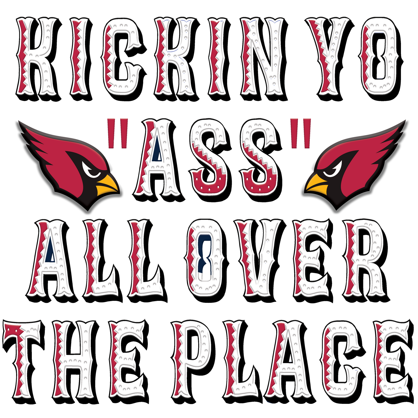 Football Team Pride T (Cardinals)