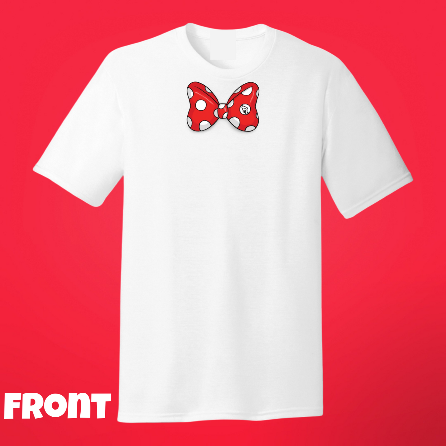 Lady Bow Tie Smiley T-shirt