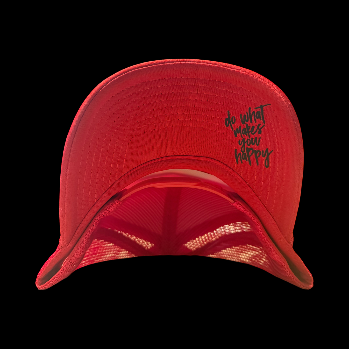 Red Snapback Smiley (Do What Makes You Happy)
