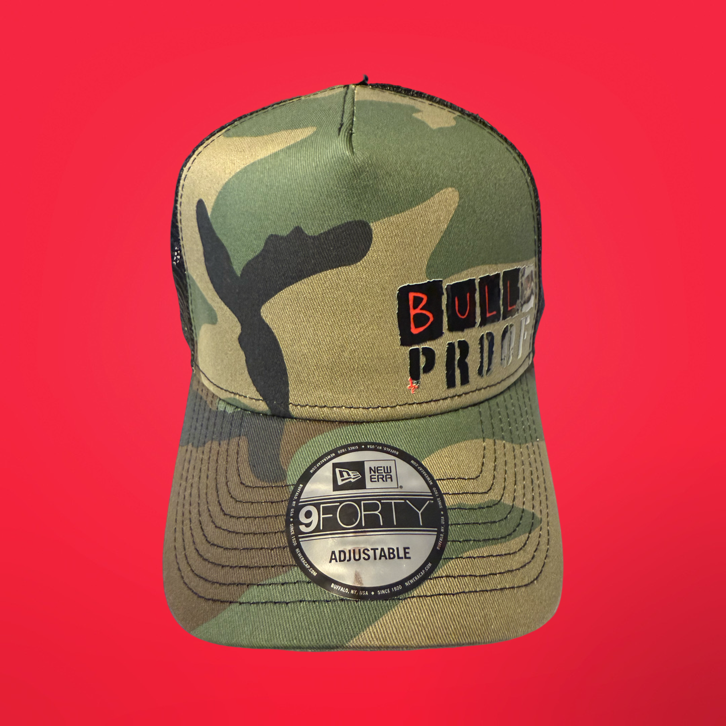 Green Camo Bully Proof SnapBack