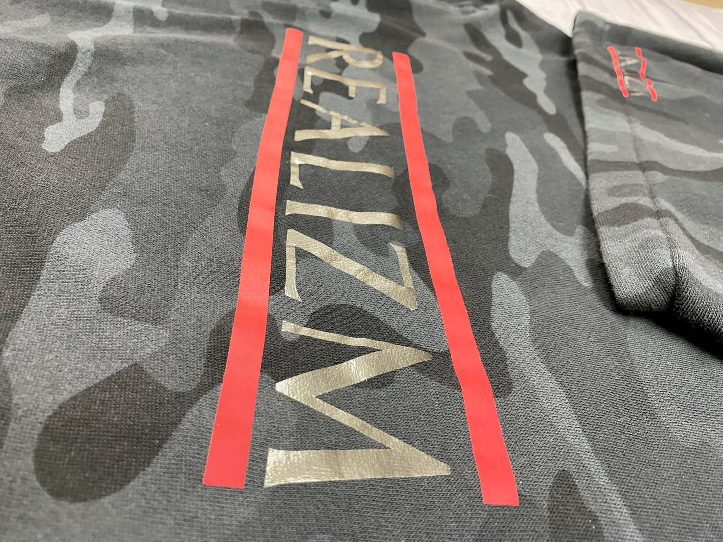 OG REALIZM Design Black Camo Hoodie