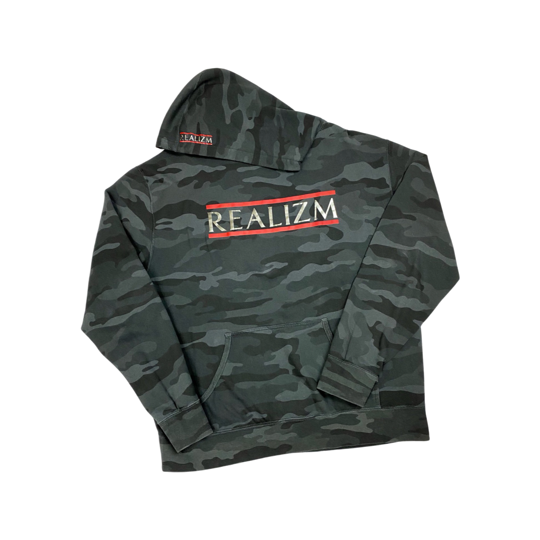 OG REALIZM Design Black Camo Hoodie