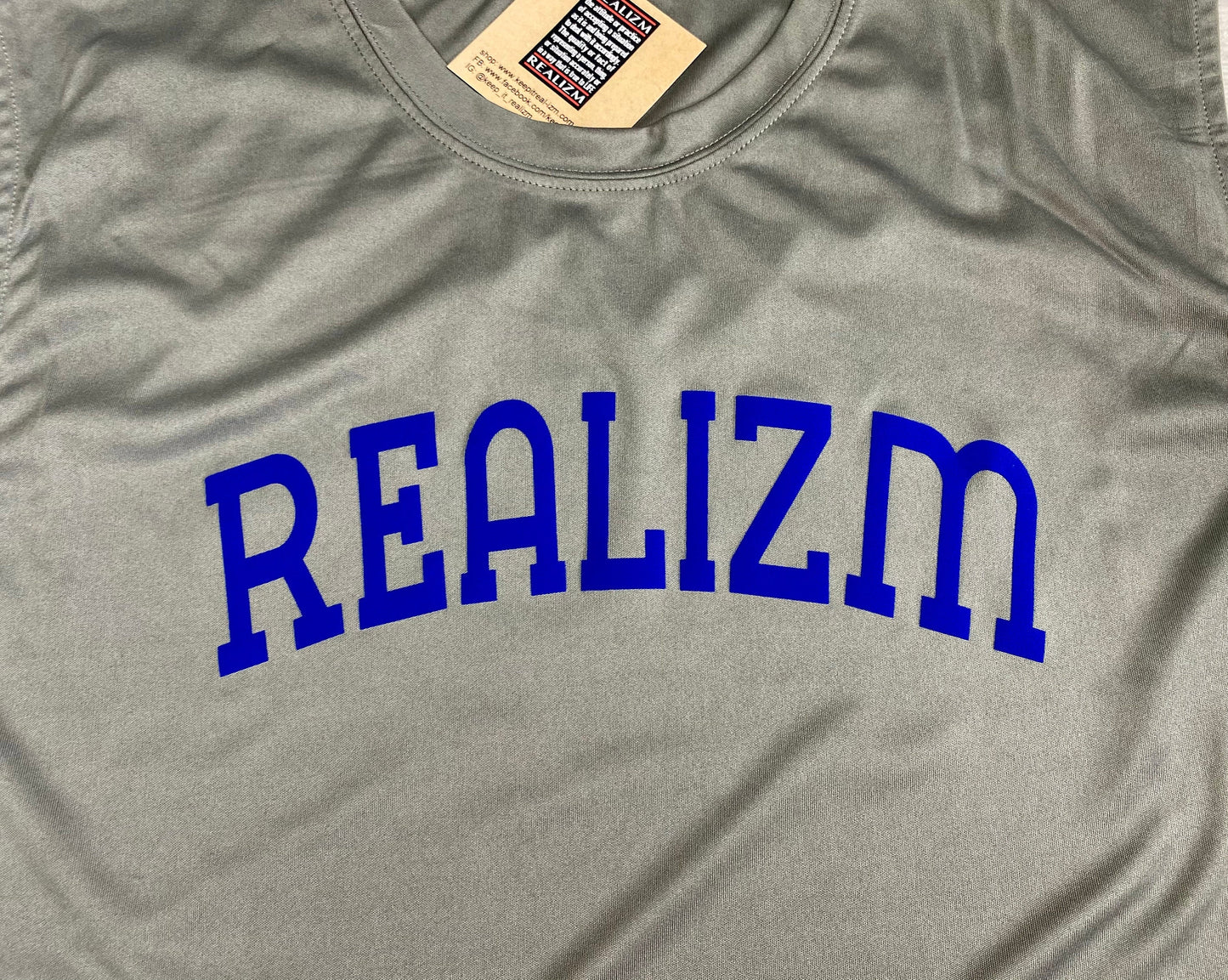 REALIZM Varsity Sleeveless Performance Muscle T-Shirt