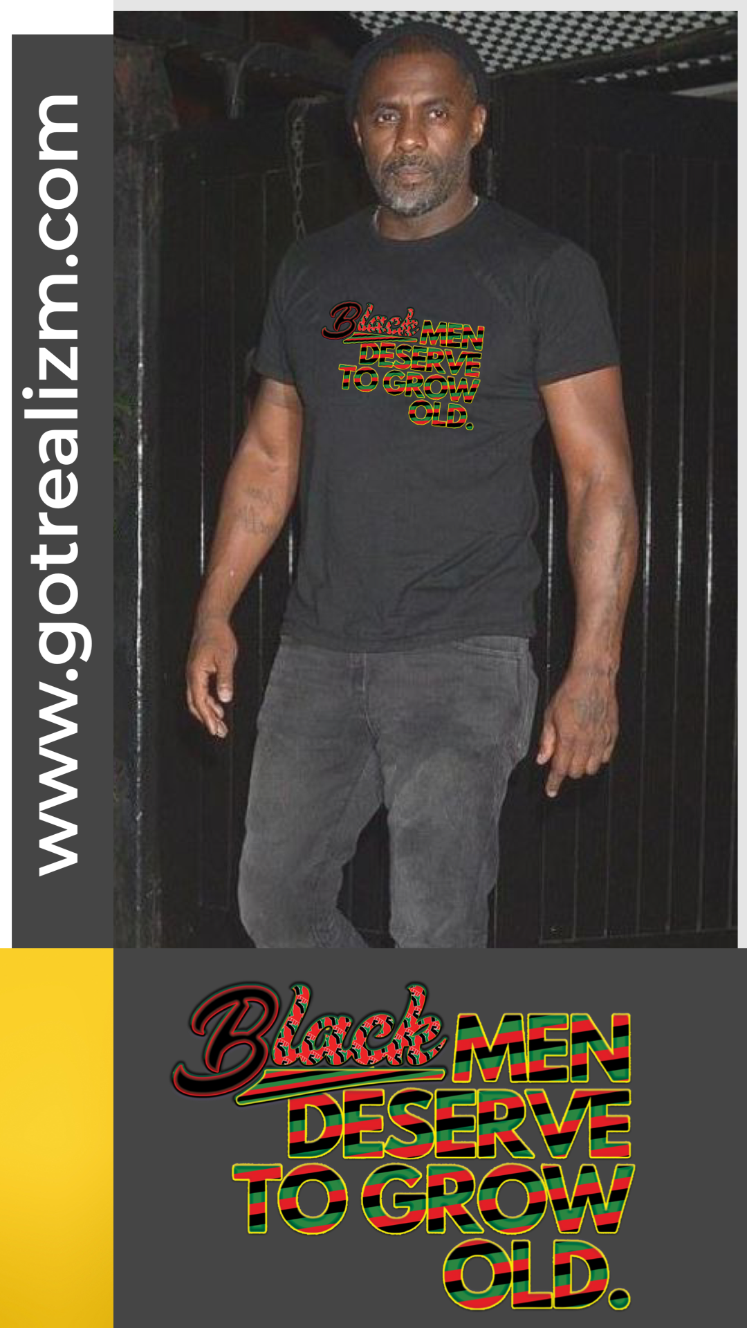 Black Men Deserve to Grow Old Tshirt