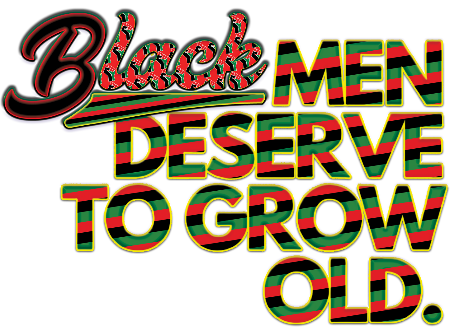 Black Men Deserve to Grow Old Tshirt