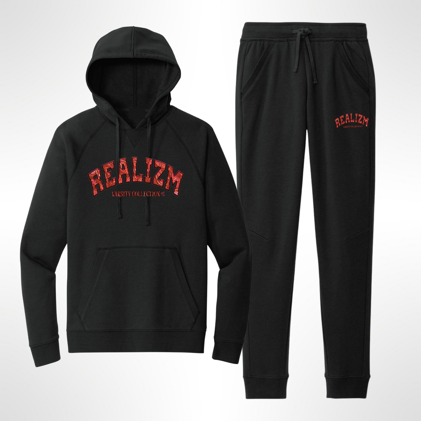 REALIZM Varsity Collection Hoodie and Sweats Set
