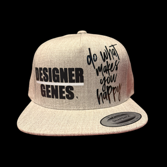 Do What Makes You Happy Designer Genes Snapback Cap