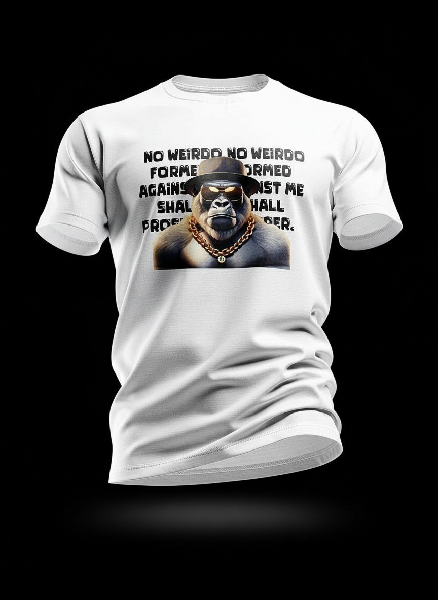 No Weirdo Silverback T-shirt