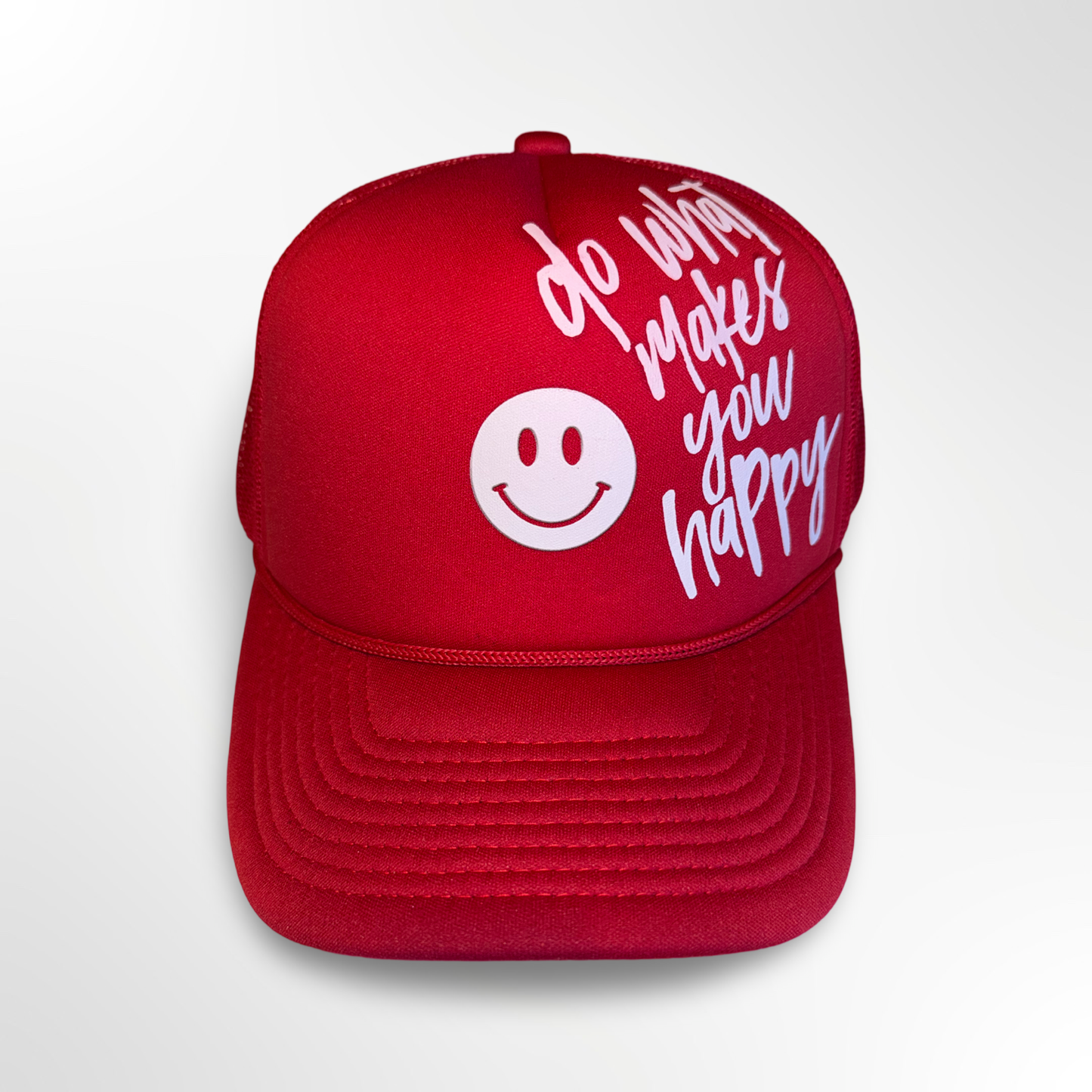 Red Snapback Smiley (Do What Makes You Happy)